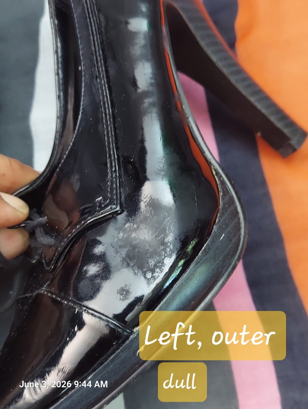 Heeled Patent Leather Oxfords by Voltage - Picture 8 of 12